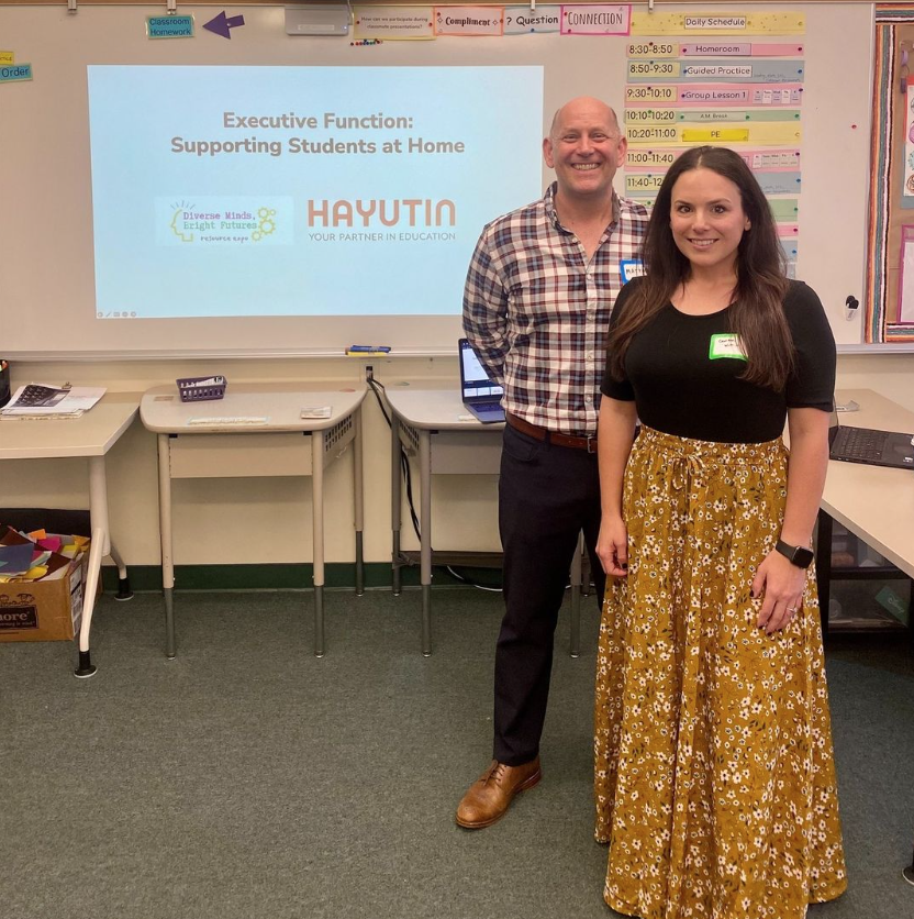 Matthew Hayutin (Owner), and Courtney Wittner (Senior Director) presenting on Executive Function at Park Century School